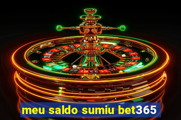 meu saldo sumiu bet365