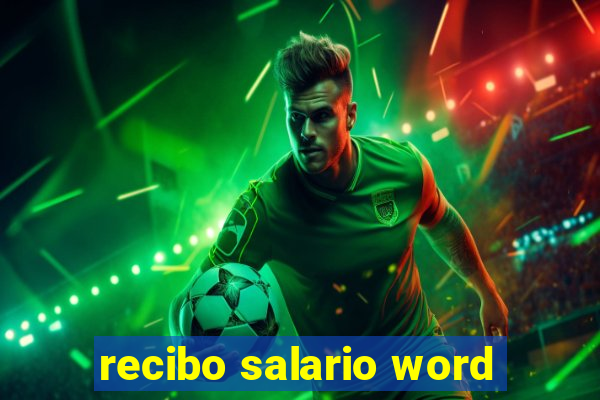 recibo salario word