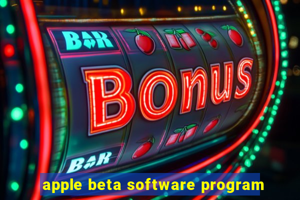 apple beta software program