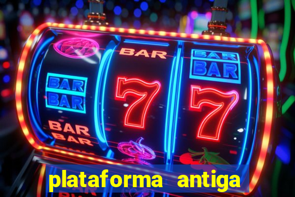 plataforma antiga de jogos