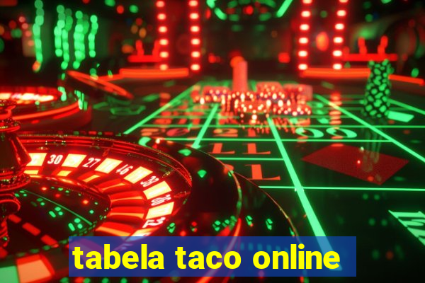 tabela taco online