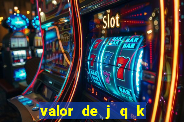 valor de j q k en blackjack