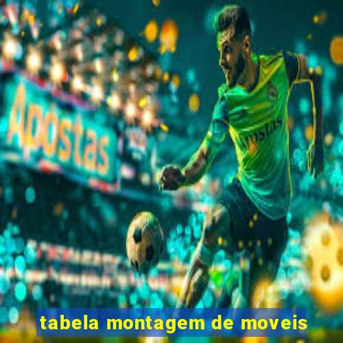 tabela montagem de moveis