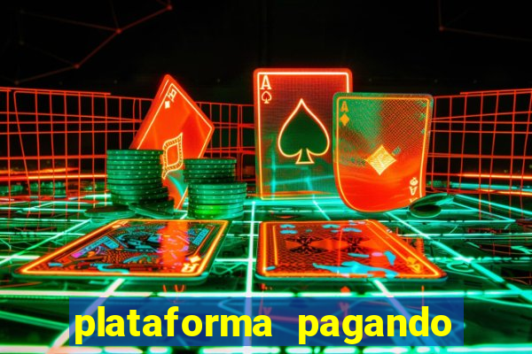 plataforma pagando no cadastro