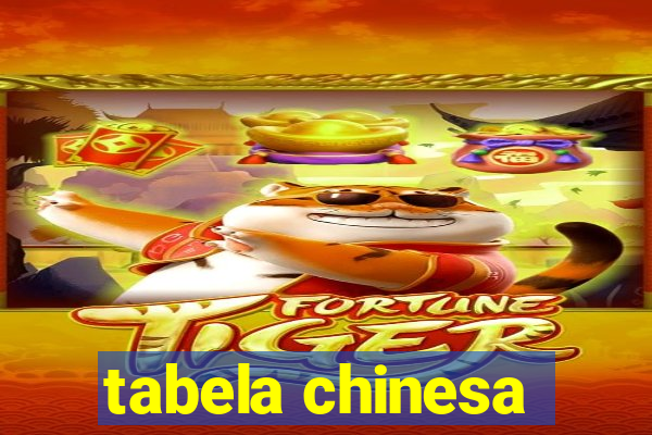 tabela chinesa