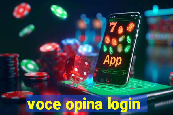 voce opina login