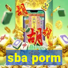 sba porm